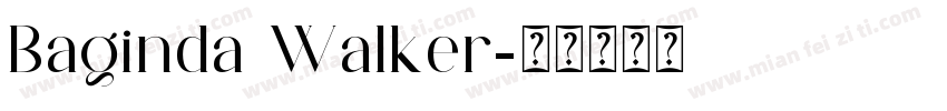 Baginda Walker字体转换